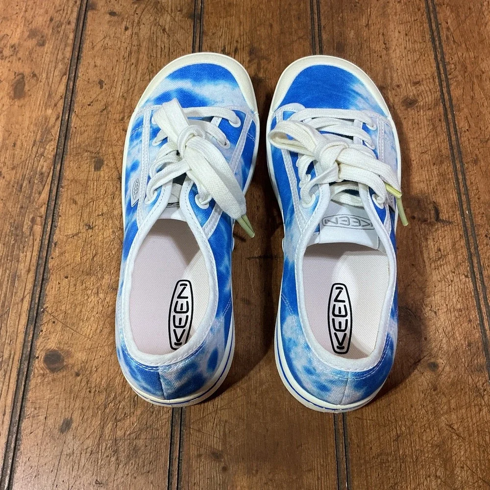 Keen Womens Elsa Lite Blue White Casual Fashion Sneakers Shoes Size 7 NEW
